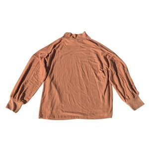 NWT Maurice's Womens XL‎ Top Mock Neck Bishop Sleeve Knit Soft Casual Cozy Fall